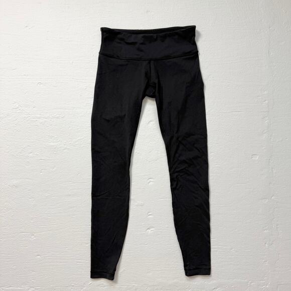 Lululemon Wunder Under Low-Rise Tight Full-On Luon 28" Black, Size 6 - Picture 1 of 6